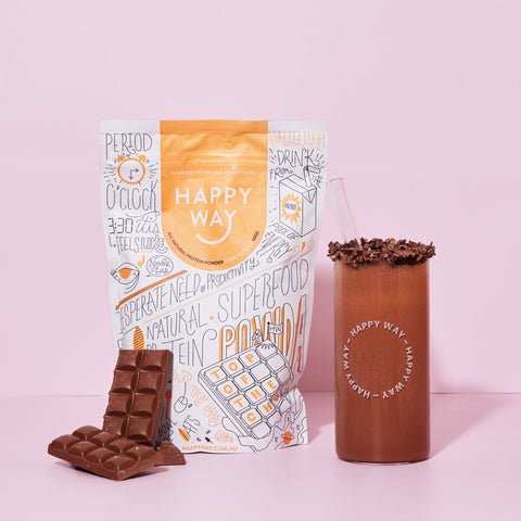 Happy Way Whey Protein Powder Top Of The Choc