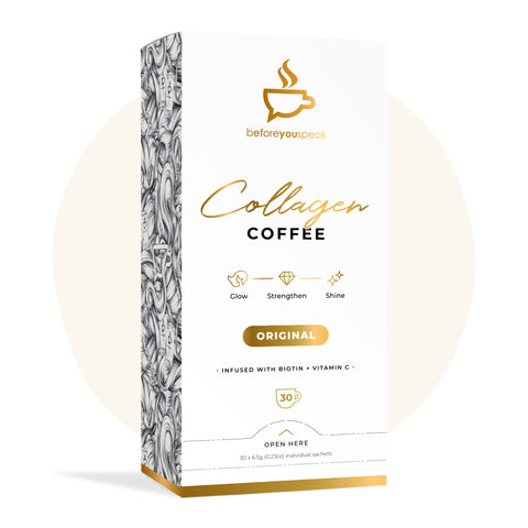 Before You Speak Collagen Coffee Glow Original, 30 Sachets