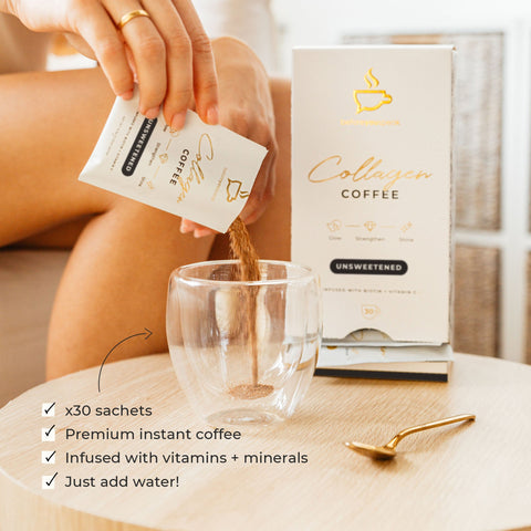 Before You Speak Collagen Coffee Unsweetened, 30 Sachets
