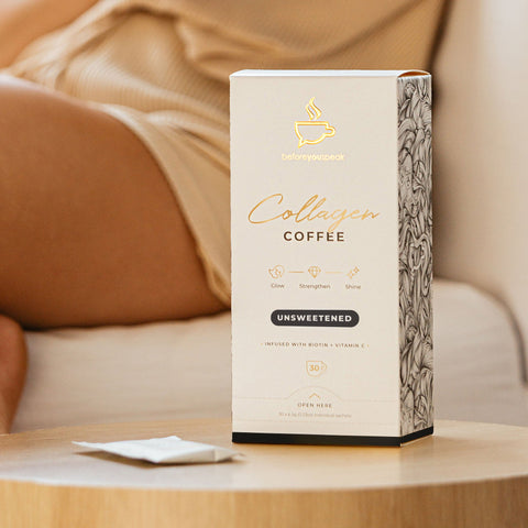 Before You Speak Collagen Coffee Unsweetened, 30 Sachets