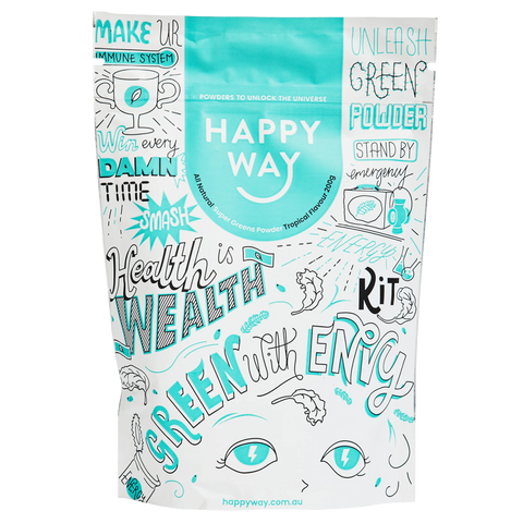 Happy Way Super Greens Powder 200g