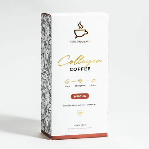 Collagen Coffee Glow Mocha, 30 Sachets