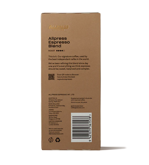 Allpress Coffee - Espresso Blend Capsules