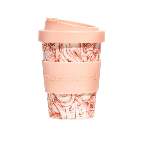 Bamboo Reusable Cup (Pink)