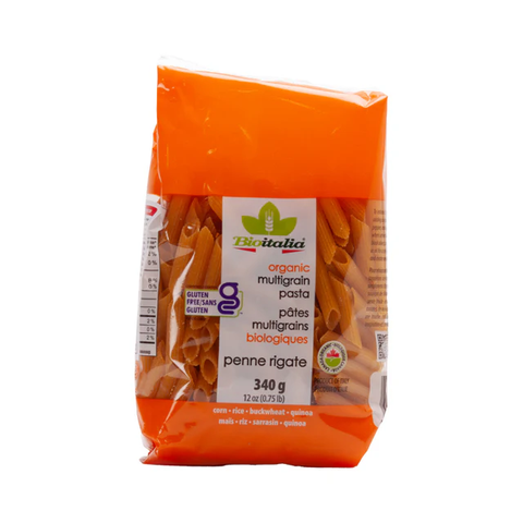 Bioitalia Organic, Multigrain, Gluten-free Penne Rigate