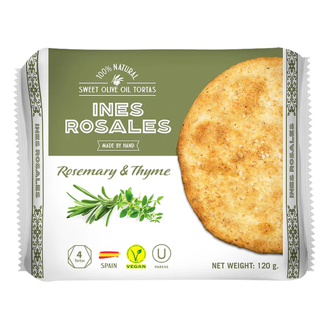 Ines Rosales Rosemary & Thyme Tortas 180g