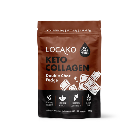 Locako Double Choc Fudge- Collagen Protein  (440g)