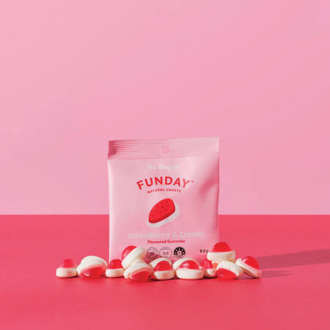 FUNDAY Strawberry & Cream 50g