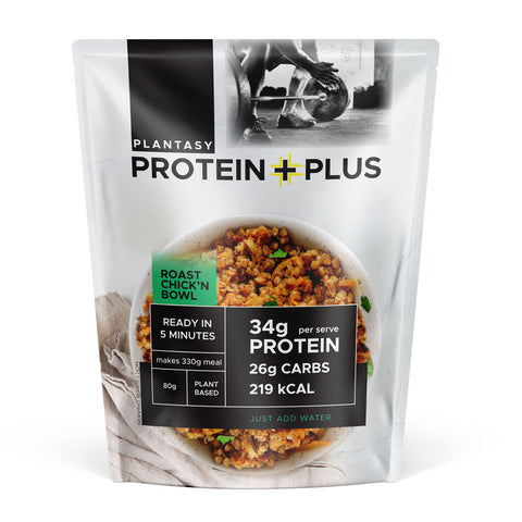 PROTEIN PLUS Roast Chick'n Bowl 34g protein