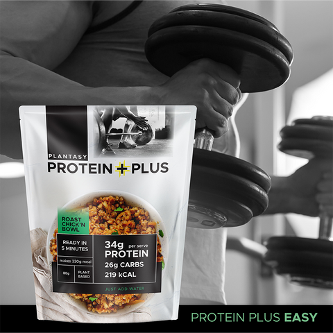 PROTEIN PLUS Roast Chick'n Bowl 34g protein