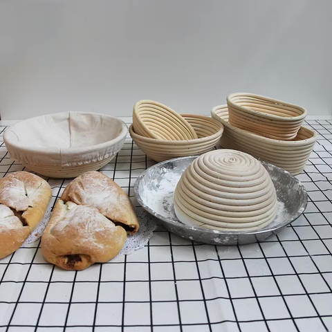 SOURDOUGH BREAD PROOFING BASKET ( WOOD OVAL)