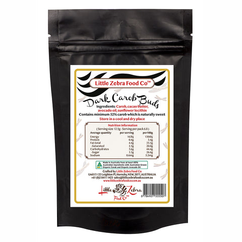 Keto Dark Carob Buds 85g