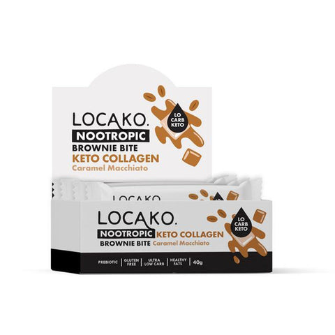 Keto Nootropic Collagen Bars - Caramel Macchiato (x15) LOCAKO