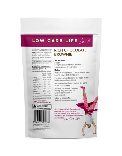 Low Carb Life Rich Chocolate Brownie Mix (2g Carbs)